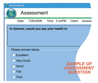 Sample Question from the Quality of Life Assessment