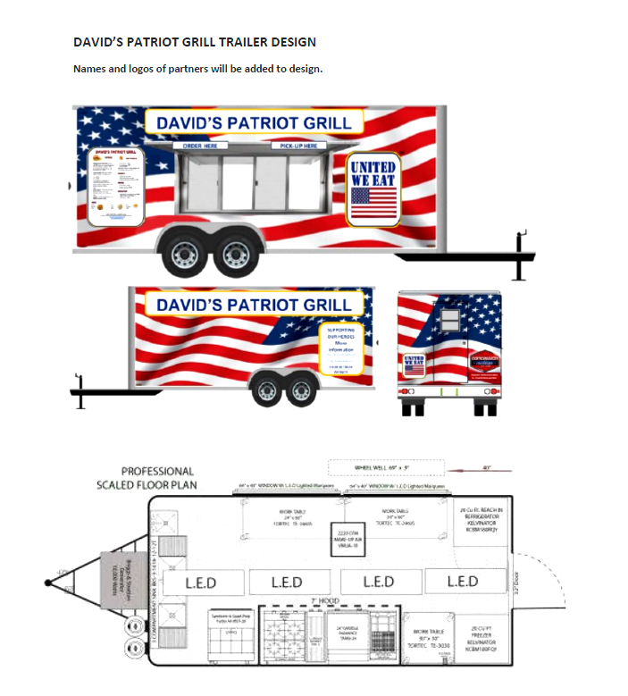 Picture of David's Patriot Grill Food Trailer