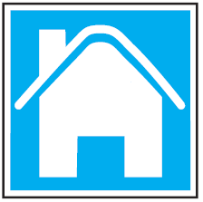 Start a Community Logo Blue House